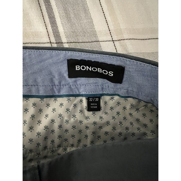 Bonobos Original Stretch Washed Chino Skinny Fit Light Blue 32x30 - Picture 2 of 4